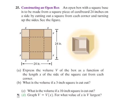 open box square base